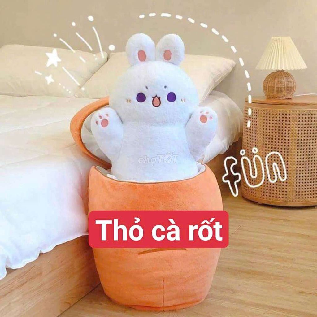 Thỏ Cà Rốt và Mèo Cá Nướng cho bé