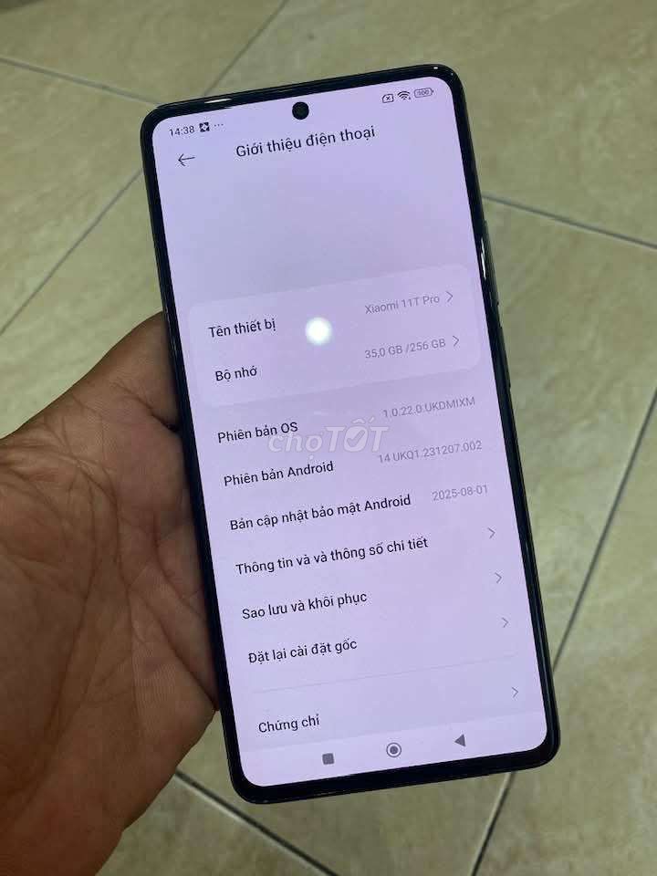Xiaomi 11T Pro 5G 256GB Xám. Mua bán Điện thoại tại Quận 10 Tp Hồ Chí Minh được đăng bởi Lưu đình thực hình 1