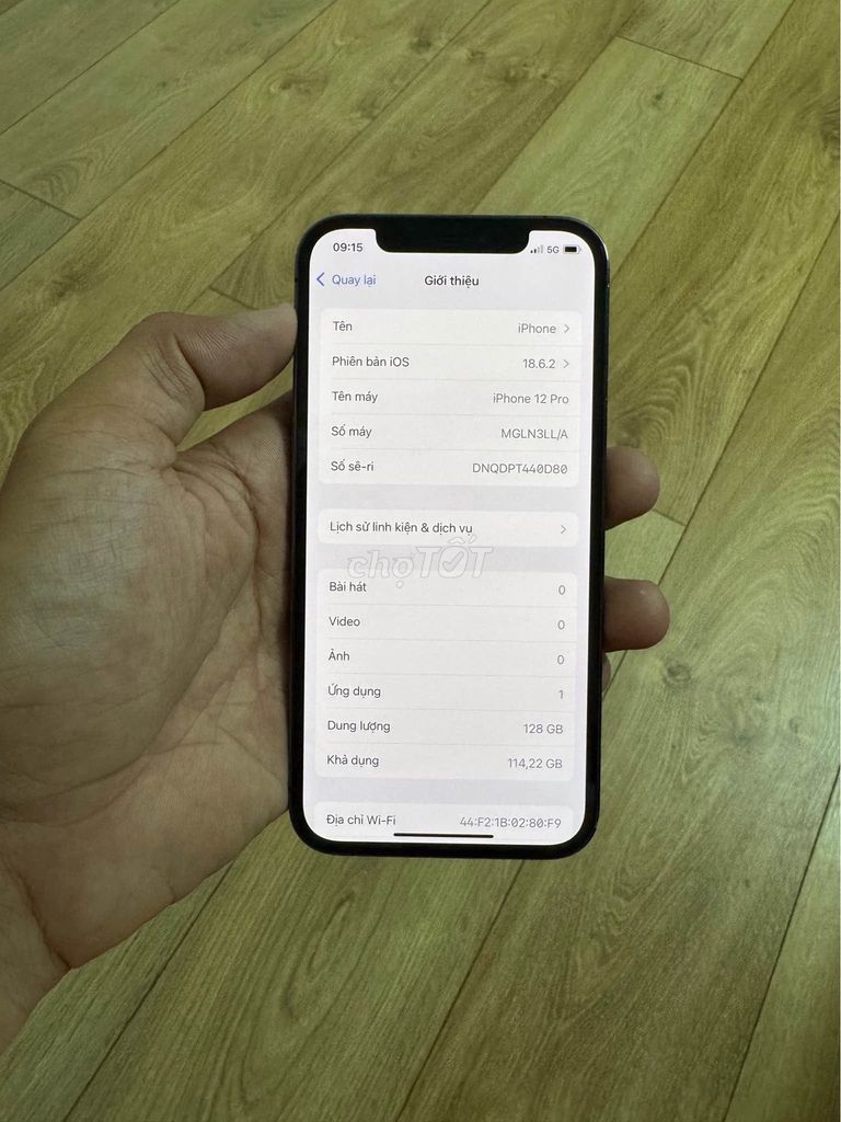 Apple iPhone 12 Pro 128GB Xám 99% zin. Mua bán Điện thoại tại Quận 5 Tp Hồ Chí Minh được đăng bởi Hội Đồ Điện Tử hình 1