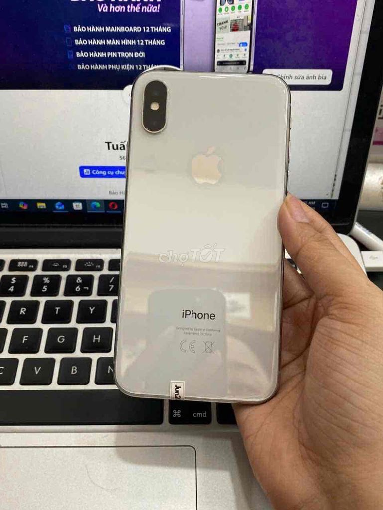 Iphone X 64G Bạc ZD/A - Pin 100% giá rẻ. Mua bán Điện thoại tại Quận 3 Tp Hồ Chí Minh được đăng bởi Tuấn Nguyễn hình 1