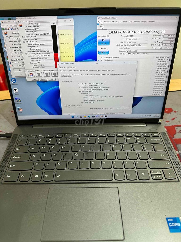 Lenovo Ideapad 3 i5 Gen 11 8GB/512GB Màn 2K. Mua bán Laptop tại Quận Đống Đa Hà Nội được đăng bởi Nam Đường Láng hình 1