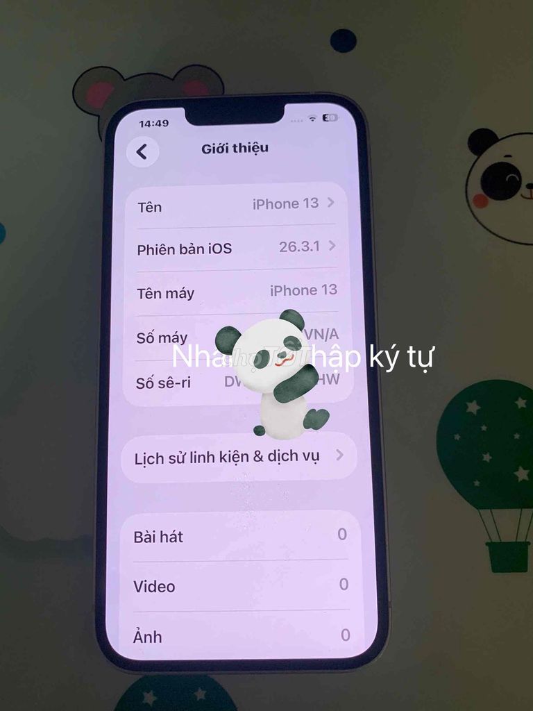 Apple iPhone 13 Hồng Đã qua sử dụng. Mua bán Điện thoại tại Quận Kiến An Hải Phòng được đăng bởi Mèo  hình 1