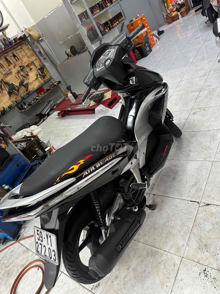 Honda Air Blade 2009 Черно-серебристый