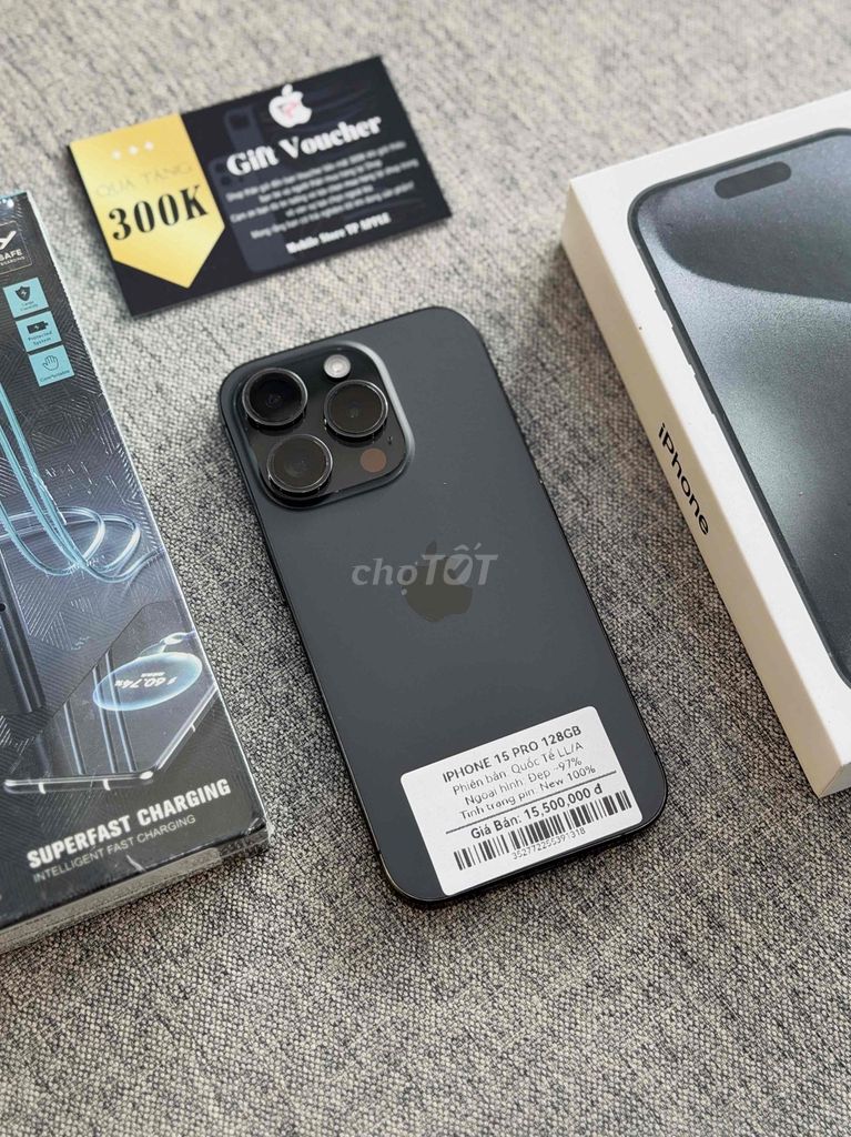 Apple iPhone 15 Pro 128GB quốc tế. Mua bán Điện thoại tại Thành phố Long Xuyên An Giang được đăng bởi TP Apple Store hình 1