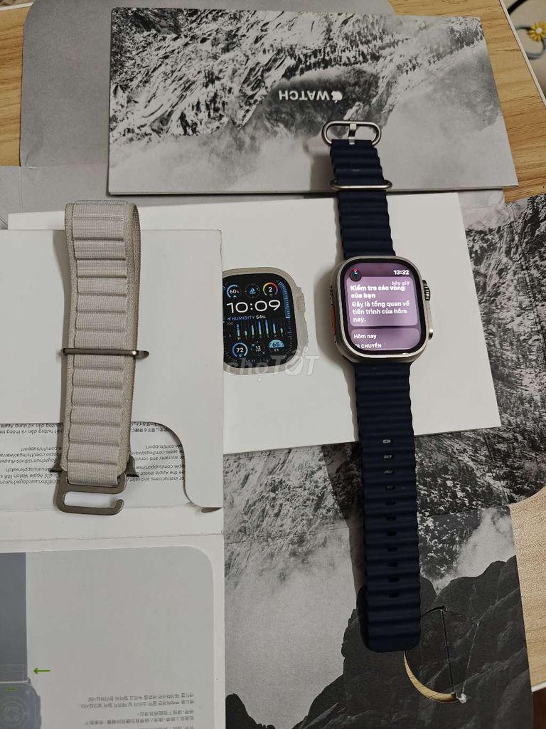 Apple watch ultra 2 fullbox zin 98% kèm 2 dây real