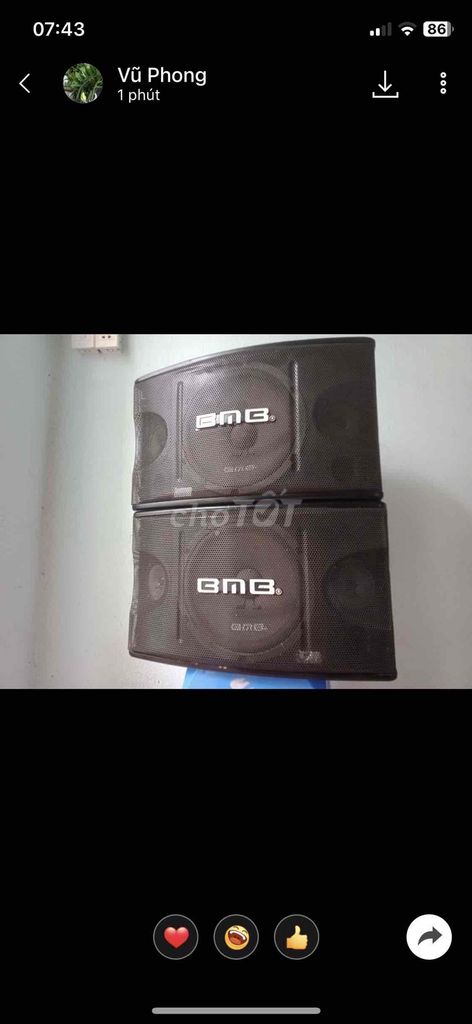 Loa BMB CS-450V MKII Đen. Mua bán Tivi, Âm thanh tại Huyện Bình Chánh Tp Hồ Chí Minh được đăng bởi Dương Văn Hoan hình 1