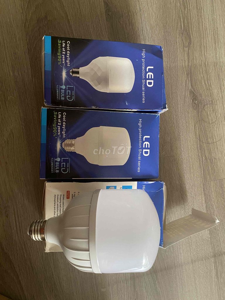 Combo 3 Bóng đèn LED 30W E27 Trắng Mới. Mua bán Đèn tại Huyện Trảng Bom Đồng Nai được đăng bởi Bình Phan hình 1