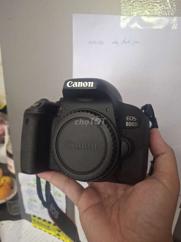Máy ảnh Canon EOS 800D Đã dùng. Mua bán Máy ảnh, Máy quay tại Thành phố Nha Trang Khánh Hòa được đăng bởi Vũ Lê Quang hình 1