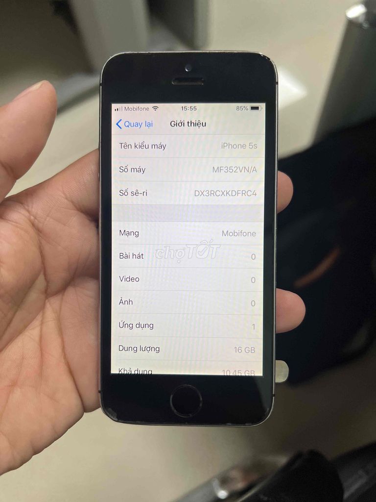 iPhone 4s 5s 16gb quốc tế. Mua bán Điện thoại tại Thành phố Long Xuyên An Giang được đăng bởi Windy hình 1