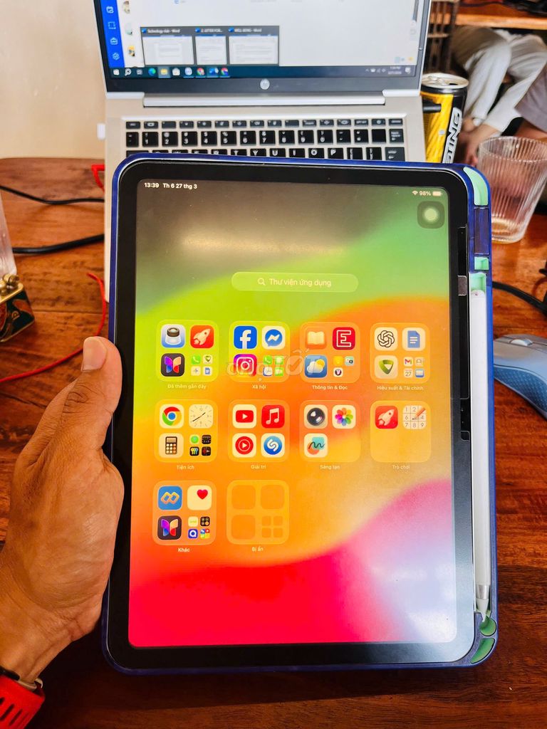 Apple iPad Gen 10 64GB Xanh. Mua bán Máy tính bảng tại Quận Sơn Trà Đà Nẵng được đăng bởi Linh hình 1