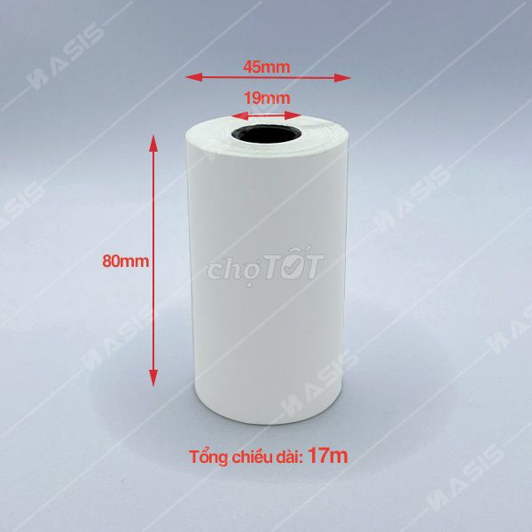 Giấy in nhiệt Tigerrolls K80/K57 Trắng. Mua bán Đồ dùng văn phòng tại Quận Đống Đa Hà Nội được đăng bởi Anh Linh hình 1