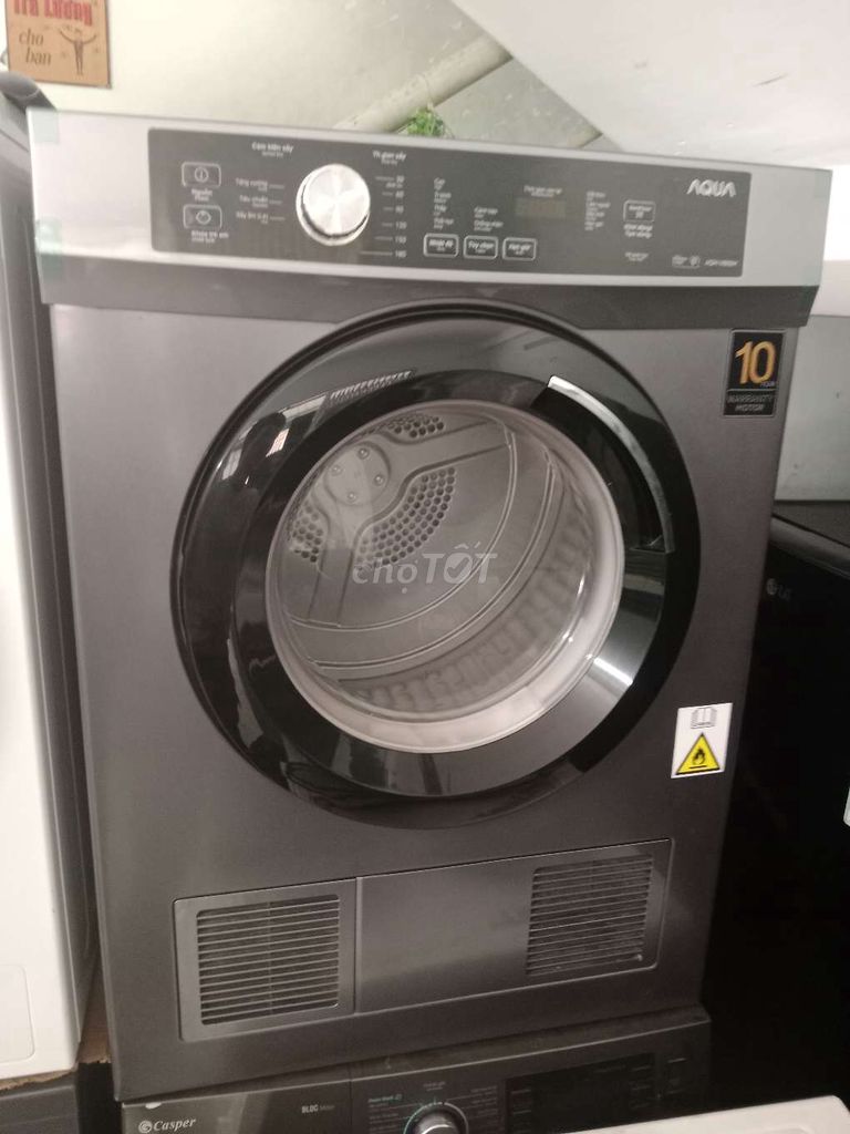 Máy sấy quần áo Aqua Xám 8kg Đã sử dụng. Mua bán Máy giặt tại Quận 5 Tp Hồ Chí Minh được đăng bởi Tủ lạnh máy giặt hình 1