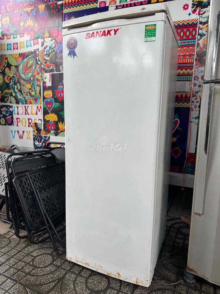 Tủ đông đứng Sanaky 200L Trắng. Mua bán Tủ lạnh tại Huyện Củ Chi Tp Hồ Chí Minh được đăng bởi chú pin hình 1