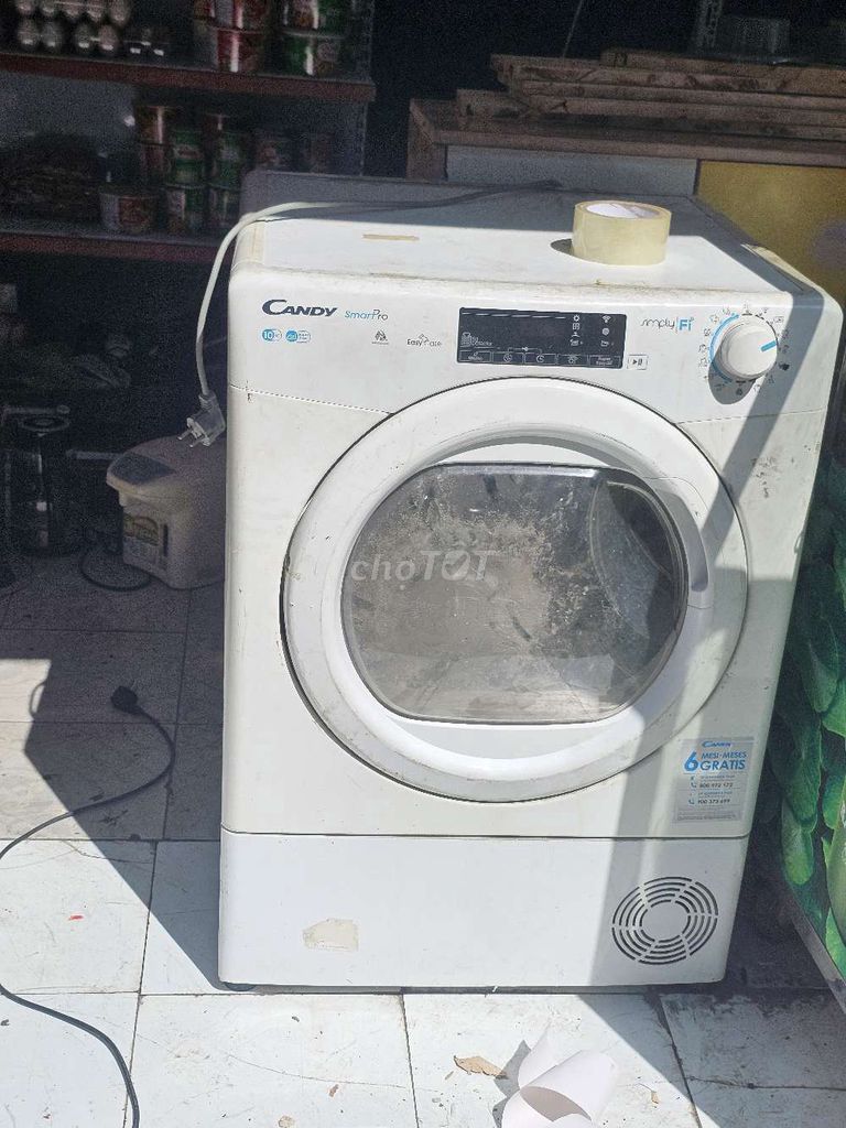 Máy sấy quần áo Candy 10kg Trắng đã sử dụng. Mua bán Máy giặt tại Quận Tân Bình Tp Hồ Chí Minh được đăng bởi A phát hình 1