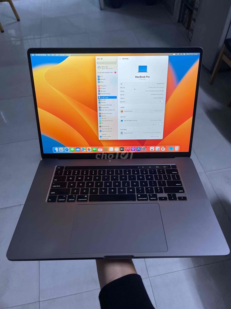 Macbook Pro 2019 16' Màu Gray