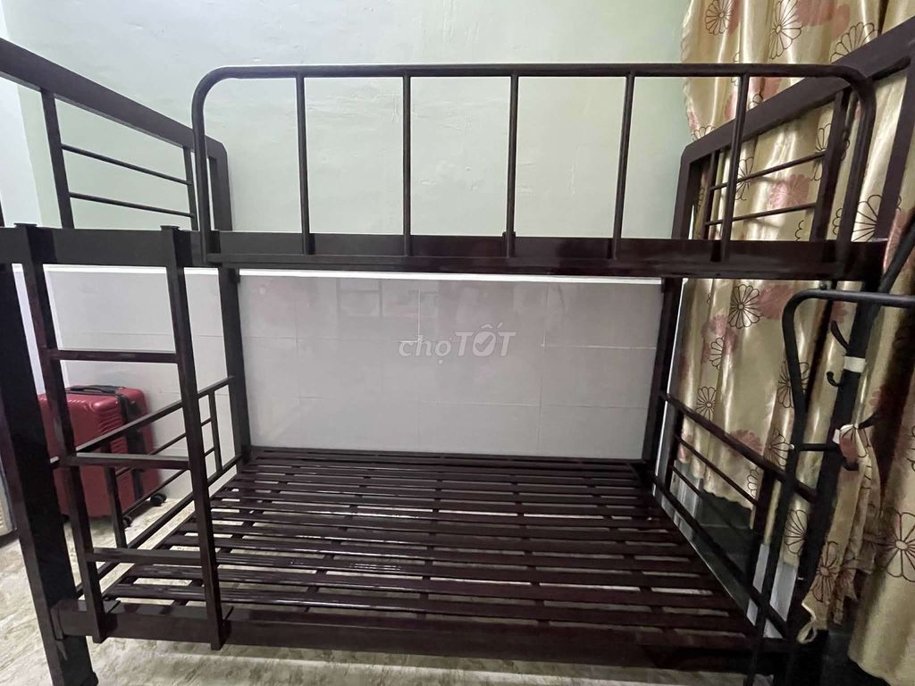 Giường tầng Sắt hộp Nâu 1m x 2m. Mua bán Giường, chăn ga gối nệm tại Quận Bình Tân Tp Hồ Chí Minh được đăng bởi Bé mèo hình 1