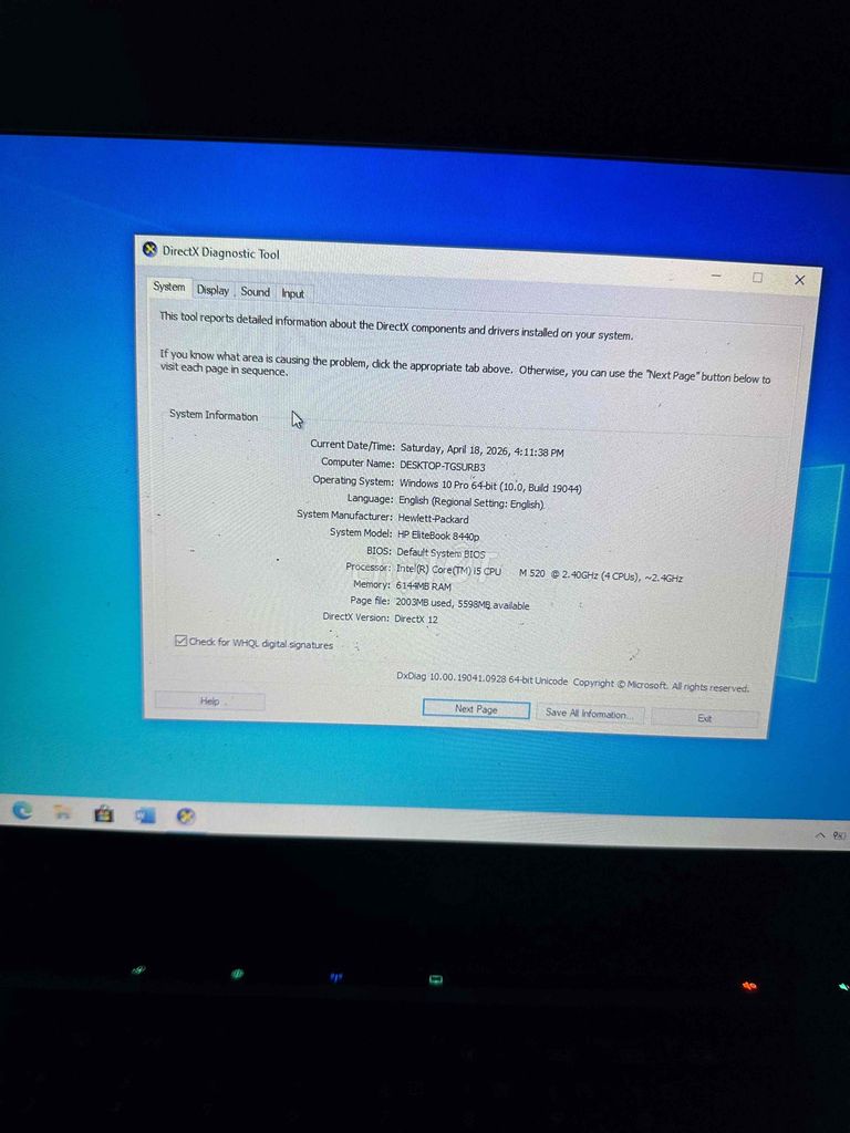 HP EliteBook 8460p i5 6GB. Mua bán Laptop tại Huyện Việt Yên Bắc Giang được đăng bởi duong hình 1