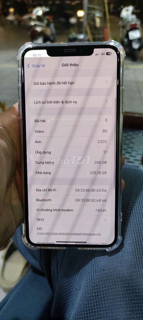 Apple iPhone XS Max 256GB lỗi Face ID. Mua bán Điện thoại tại Quận Hai Bà Trưng Hà Nội được đăng bởi Sieu Nhan hình 1