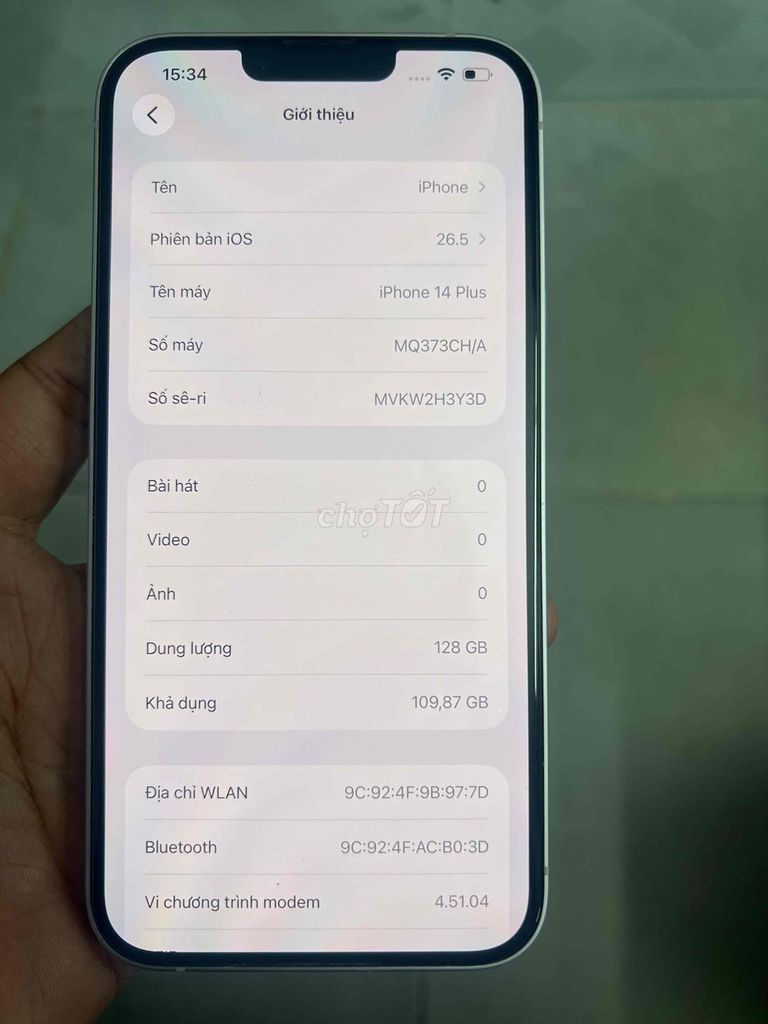 Apple iPhone 14 Plus 128GB Tím. Mua bán Điện thoại tại Huyện Bàu Bàng Bình Dương được đăng bởi Nhat hình 1