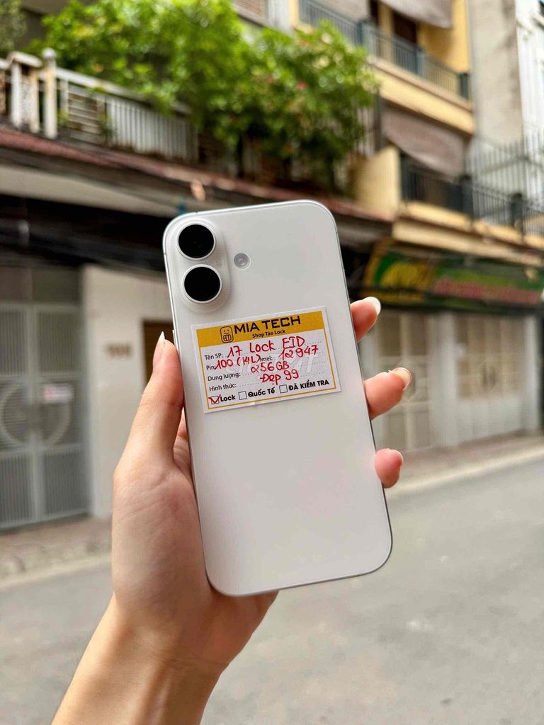 iPhone 17 Lock 256GB Trắng Đã CNC. Mua bán Điện thoại tại Quận Ba Đình Hà Nội được đăng bởi Huy Trần hình 1