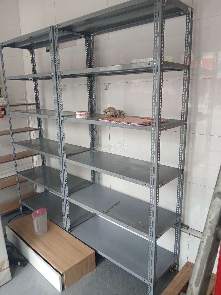 Kệ sắt 5 tầng Xám. Mua bán Tủ, kệ gia đình tại Quận Long Biên Hà Nội được đăng bởi CTY TNHH XAY XÁT GẠO 247 hình 1