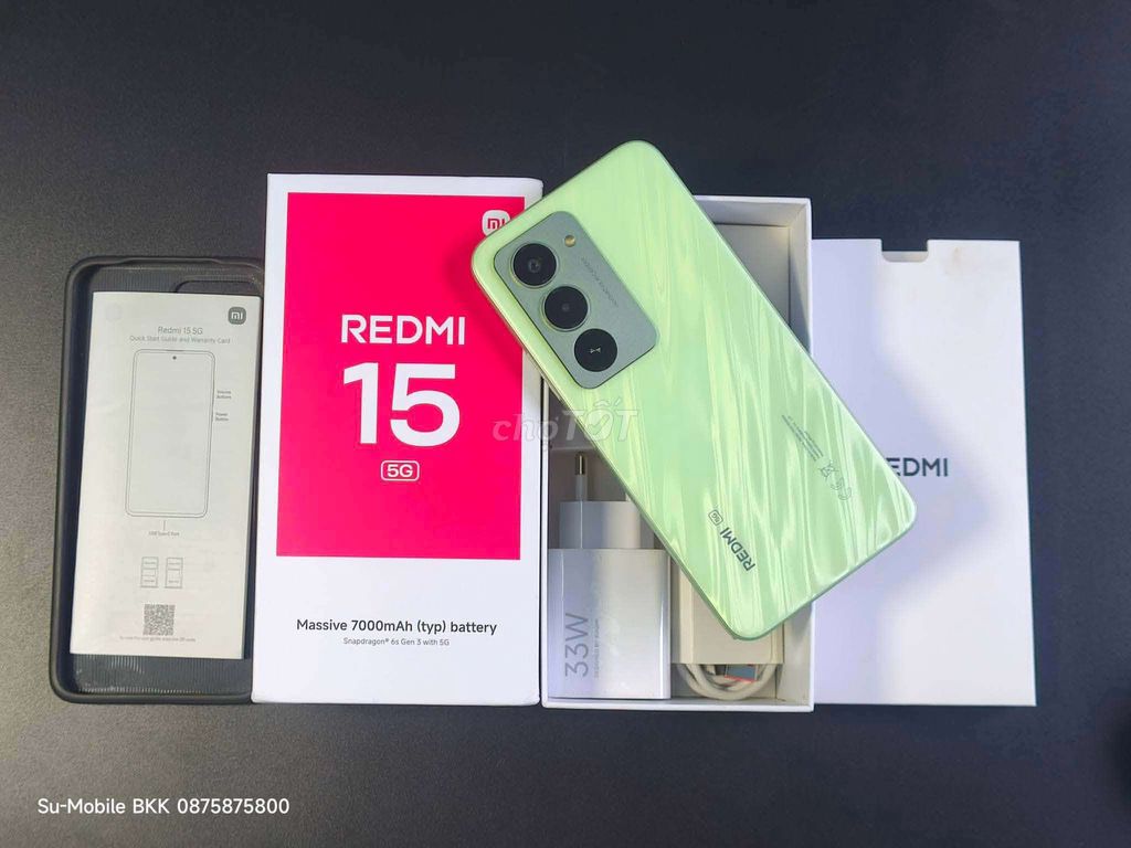 Xiaomi Redmi 15 5G 128GB Xanh lá. Mua bán Điện thoại tại Quận Gò Vấp Tp Hồ Chí Minh được đăng bởi Tèo Chi hình 1