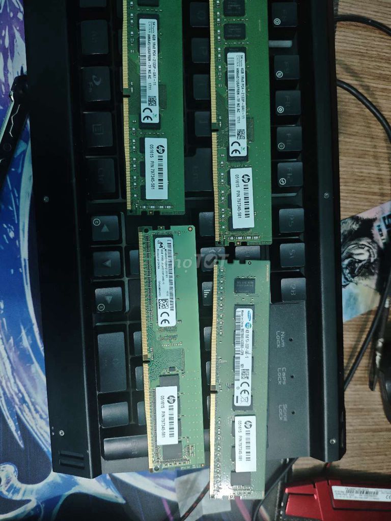 RAM DDR4 16gb (4x4) chỉ 1tr1. Mua bán Linh kiện (RAM, Card...) tại Quận Ninh Kiều Cần Thơ được đăng bởi Nguyễn Toàn PC  máy tính giá rẻ có thu mua hình 1
