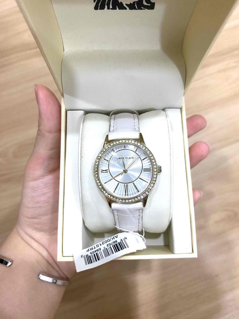 Đồng hồ Anne Klein AK/0021STRP Nữ Trắng. Mua bán Đồng hồ tại Quận 3 Tp Hồ Chí Minh được đăng bởi Pika hình 1