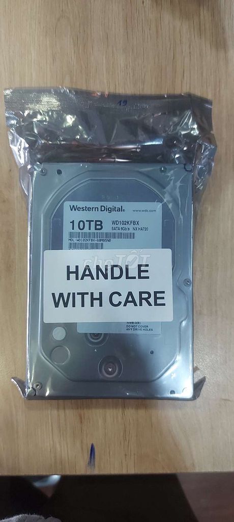 Ổ cứng Western Digital WD102KFBX 10Tb new 100%. Mua bán Linh kiện (RAM, Card...) tại Quận Tân Phú Tp Hồ Chí Minh được đăng bởi Trương Văn Tèo hình 1