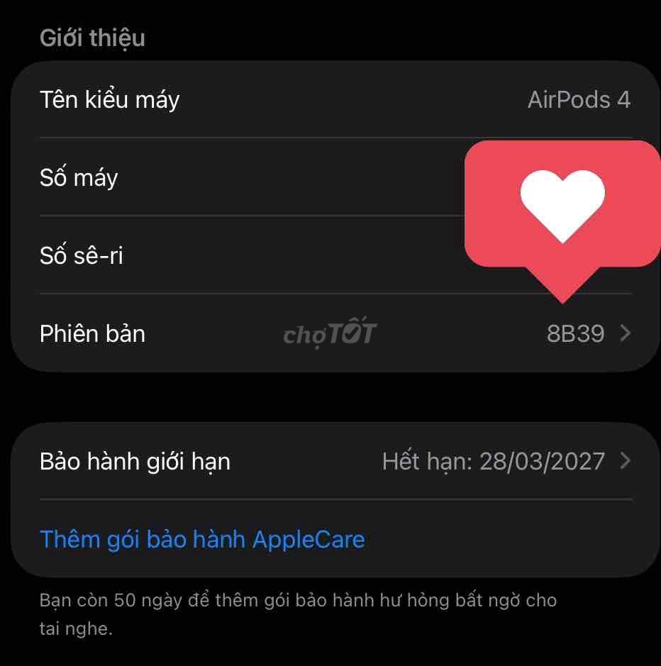 Airpod 4 likenew. Mua bán Tivi, Âm thanh tại Thành phố Sa Đéc Đồng Tháp được đăng bởi Nam hình 1