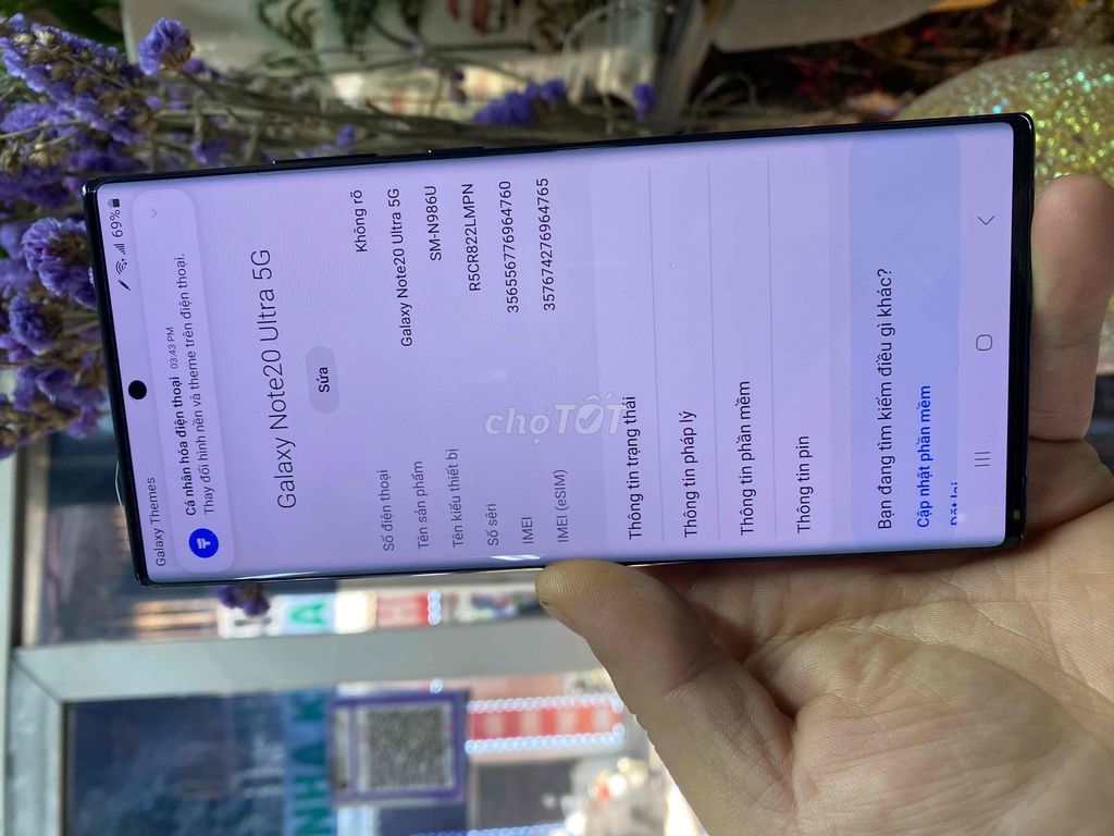 ss note 20 utra 5g zin đét đẹp keng