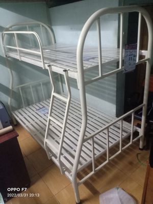 giường tầng sắt tròn lệch, đủ size FR HCM