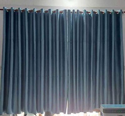 Rèm cửa may kiểu nối khúc màu xanh. Mua bán Nội thất, đồ gia dụng khác tại Thành phố Thủ Dầu Một Bình Dương được đăng bởi CHUYÊN MAY RÈM CỬA 