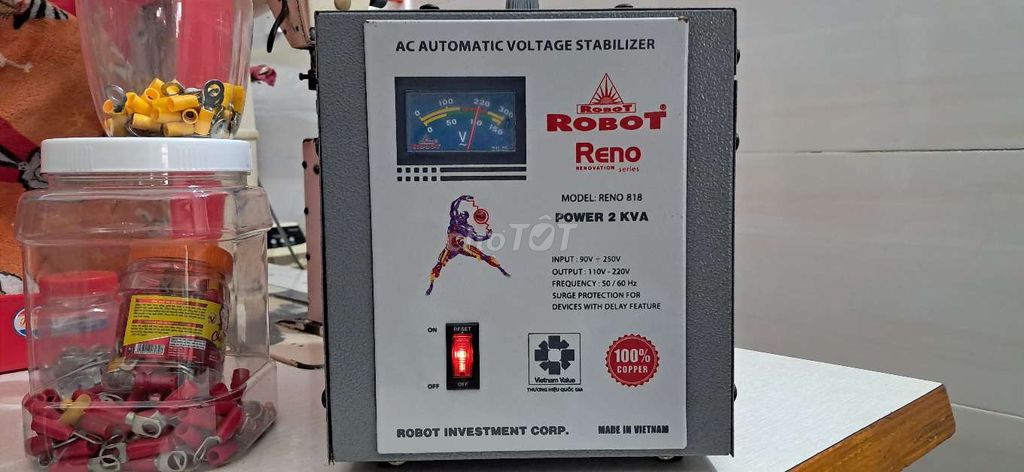 ÔN ÁP 2KVA ROBOT Reno 818 dai 90V