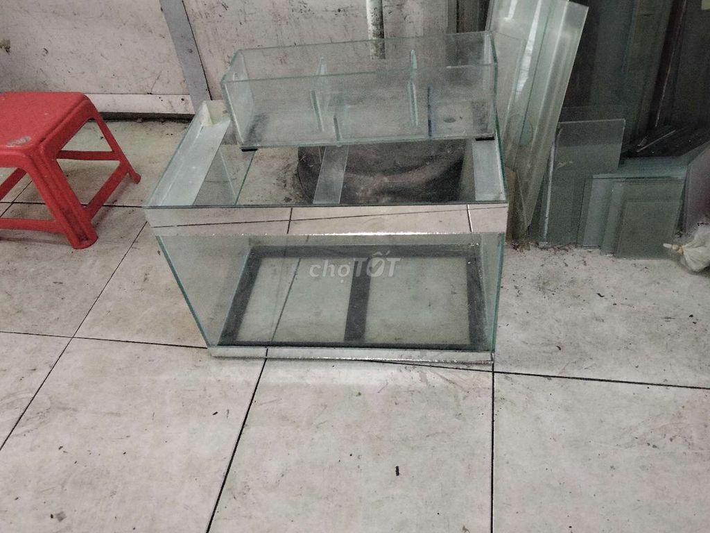 Bể cá 50x30x35cm và lọc tràn . Mua bán Phụ kiện, Thức ăn, Dịch vụ tại Quận 8 Tp Hồ Chí Minh được đăng bởi Núi hình 1