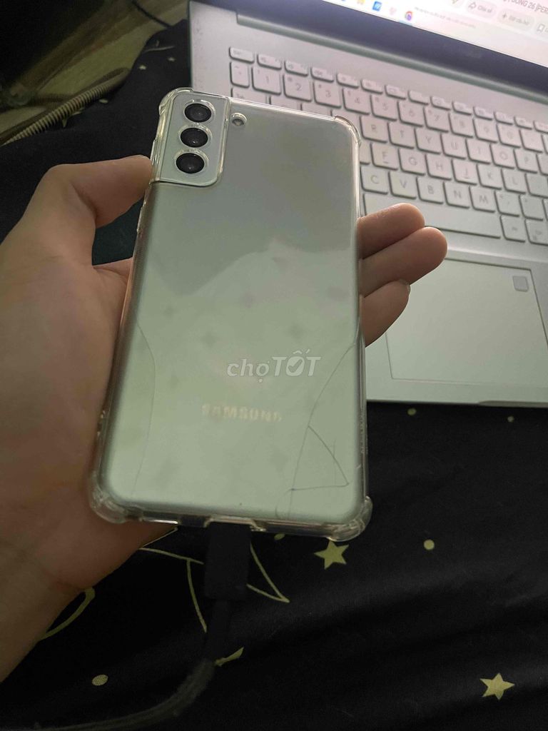 Samsung S21+ Bạc. Mua bán Điện thoại tại Thành phố Thuận An Bình Dương được đăng bởi phong  hình 1