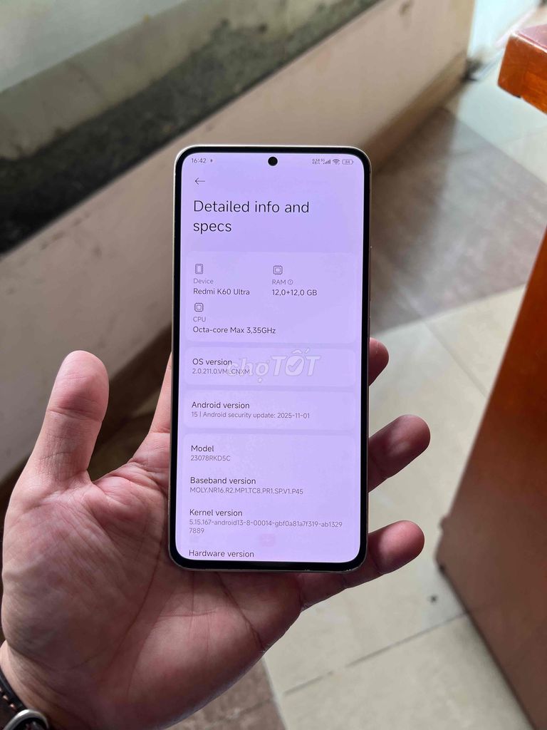 Bán K60 Ultra lưu nhẹ, lưng thay!. Mua bán Điện thoại tại Quận Bình Thạnh Tp Hồ Chí Minh được đăng bởi thiep hình 1