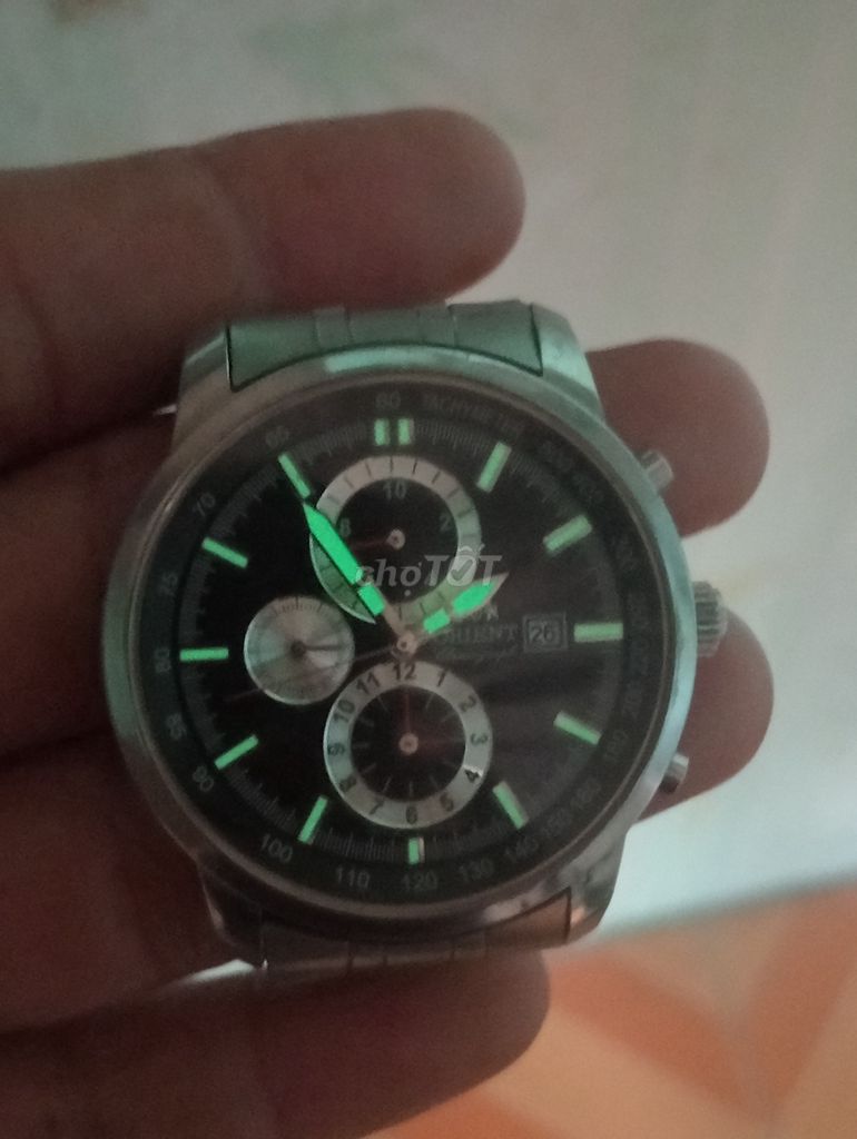 Đồng hồ Orient Nam Thép Bạc chống nước 200m. Mua bán Đồng hồ tại Thành phố Thuận An Bình Dương được đăng bởi Lâm Ngọc Hiền  hình 1