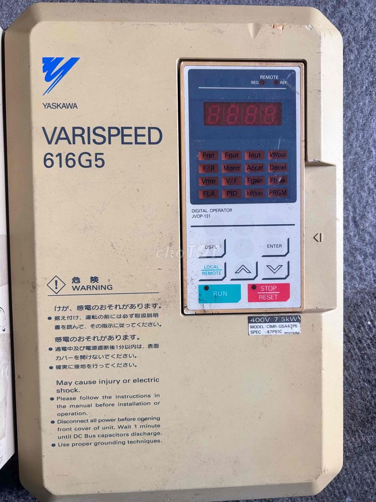 BIẾN TẦN YASKAWA 616-G5 VARISPEED INVERTER