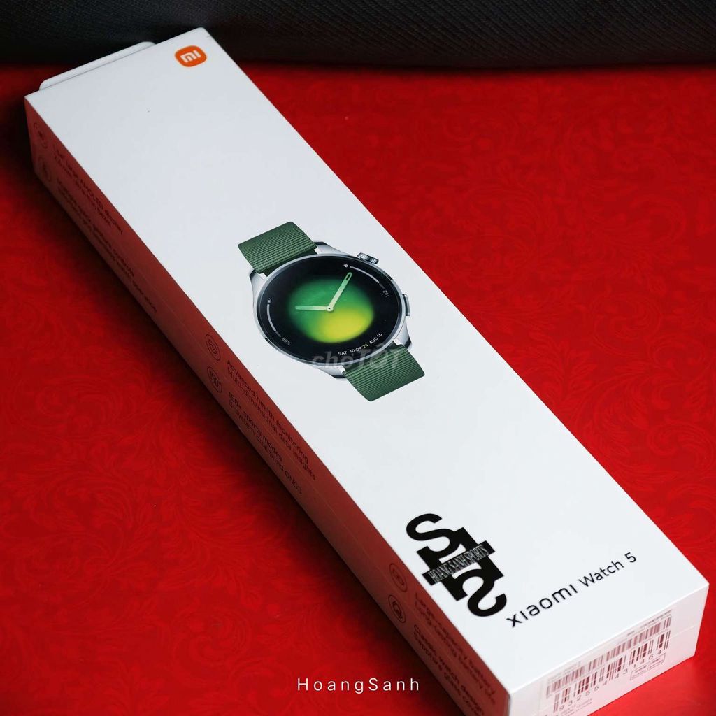 Xiaomi Watch 5 Xanh Juniper Chính Hãng Newseal. Mua bán Thiết bị đeo thông minh tại Quận 11 Tp Hồ Chí Minh được đăng bởi HOÀNG SANH SPORTS hình 1