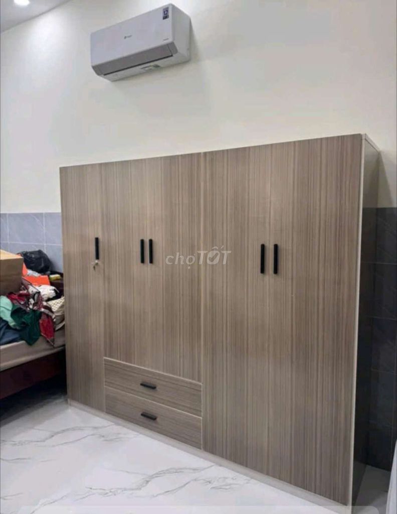 TỦ NHỰA ĐÀI LOAN 5 CÁNH MÀU XÁM VÂN GỖ . Mua bán Tủ, kệ gia đình tại Thành phố Biên Hòa Đồng Nai được đăng bởi Phương hoa hình 1