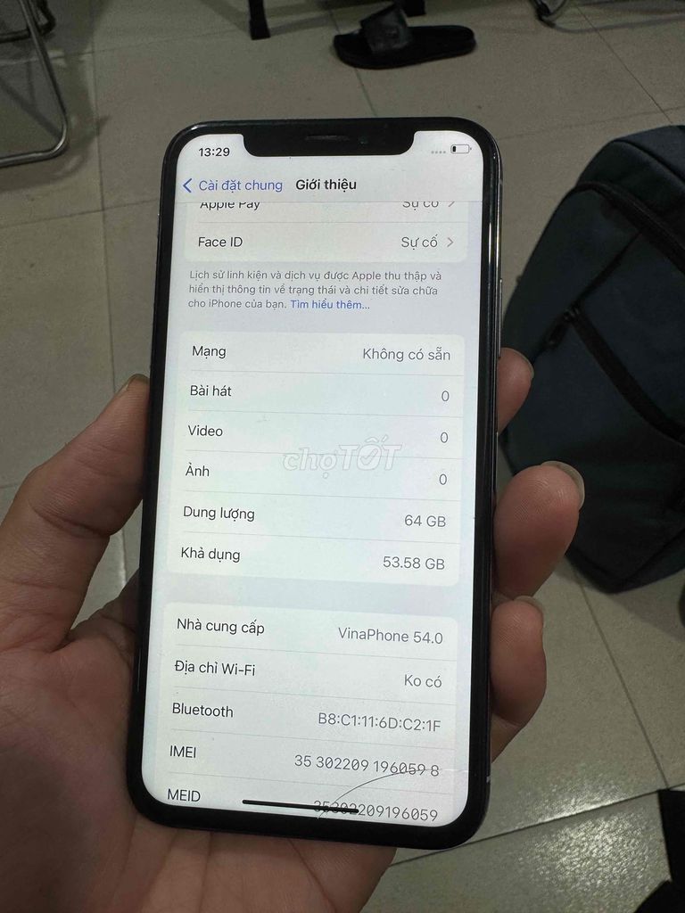 iphone x 64g trắng quốc tế