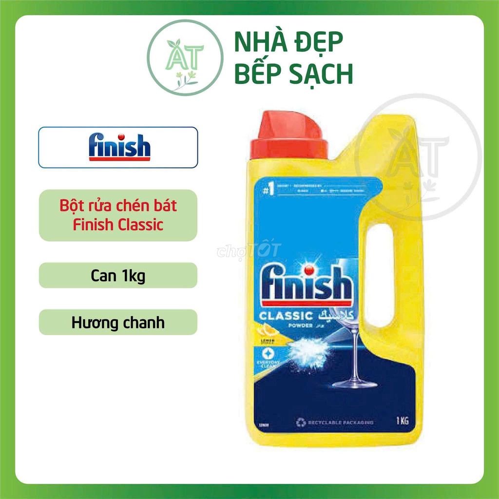 Bột rửa bát Finish Classic 1.2kg. Mua bán Thiết bị vệ sinh, nhà tắm tại Quận Long Biên Hà Nội được đăng bởi tổng kho gia dụng  hình 1