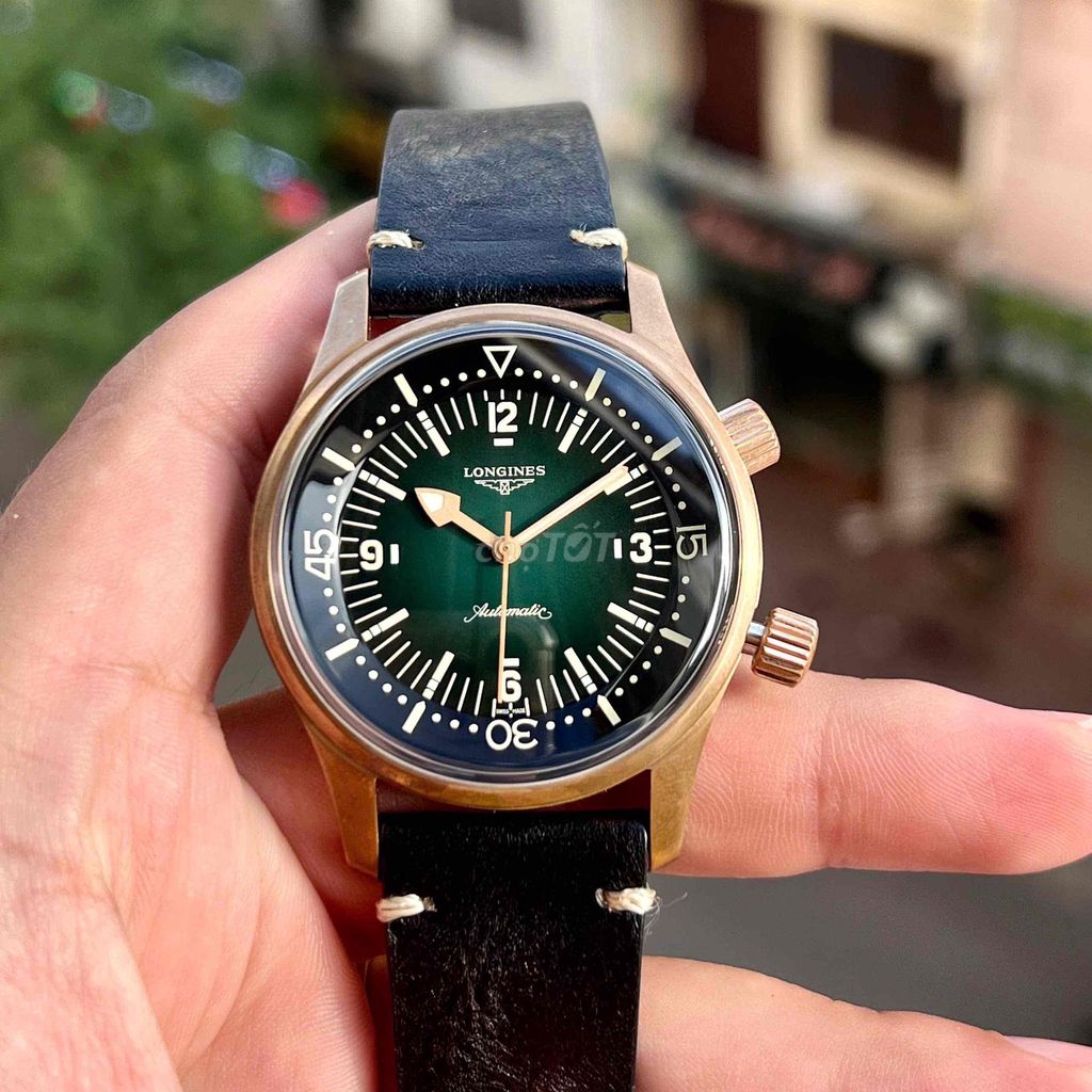 Longines Legend Diver L3.774.1.50.2 42mm đồng đúc. Mua bán Đồng hồ tại Quận Hoàng Mai Hà Nội được đăng bởi Anh Tuấn hình 1