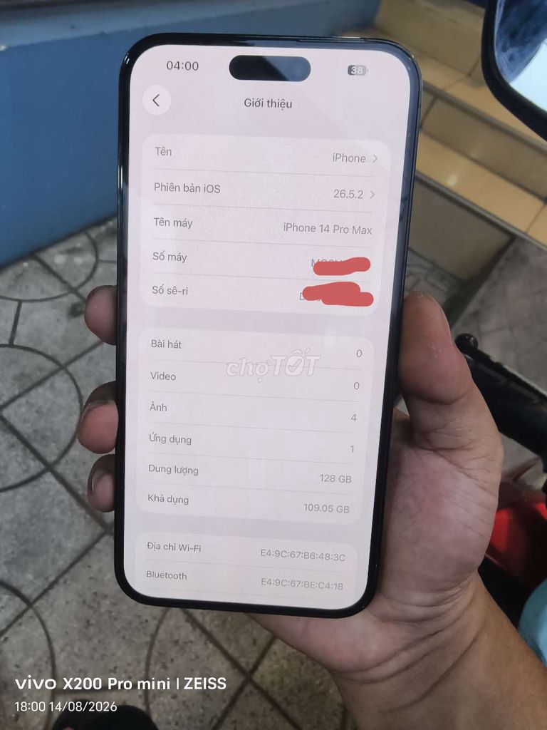 Apple iPhone 14 Pro Max 128GB Đen Mỹ Like New. Mua bán Điện thoại tại Huyện Mỏ Cày Bắc Bến Tre được đăng bởi Khánh Nguyễn Mỏ Cày Bắc hình 1