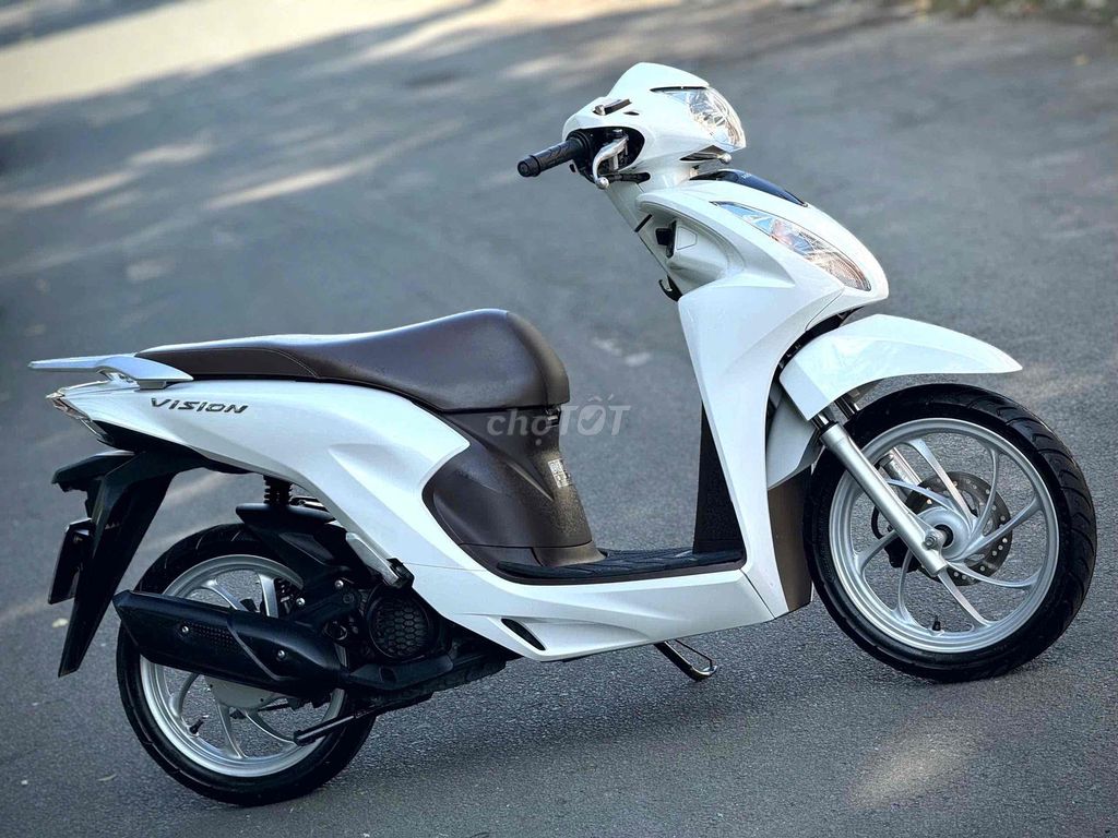 Honda Vision 110 2021 Trắng. Mua bán Xe máy tại Quận Bình Tân Tp Hồ Chí Minh được đăng bởi XE MÁY TẤN ĐỘ hình 4