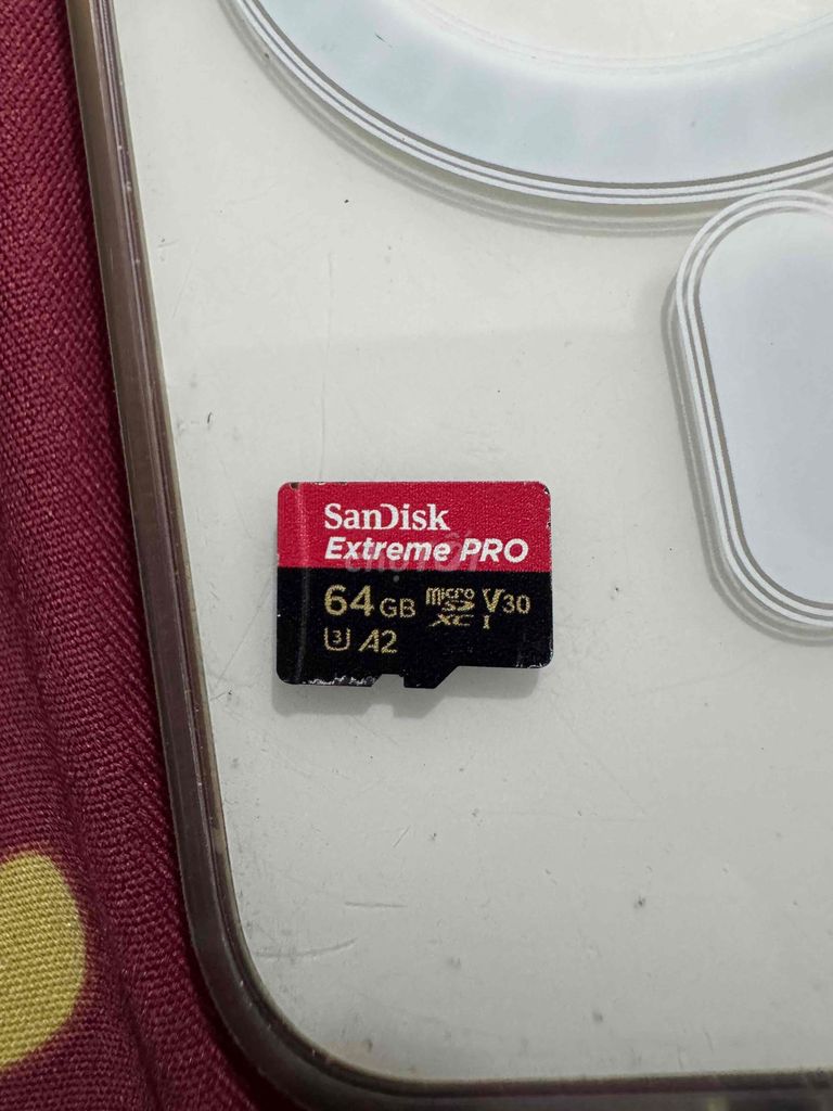Thẻ nhớ SanDisk Extreme PRO 64GB. Mua bán Phụ kiện (Màn hình, Chuột...) tại Huyện Châu Thành Đồng Tháp được đăng bởi Vỹ Khang Camera  hình 1