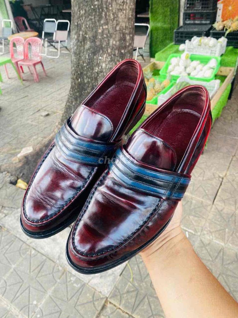 Giày mọi Louis Vuitton Nam Da Đỏ mận. Mua bán Giày dép tại Quận Ninh Kiều Cần Thơ được đăng bởi Giày Si A CHAN 1975 hình 1