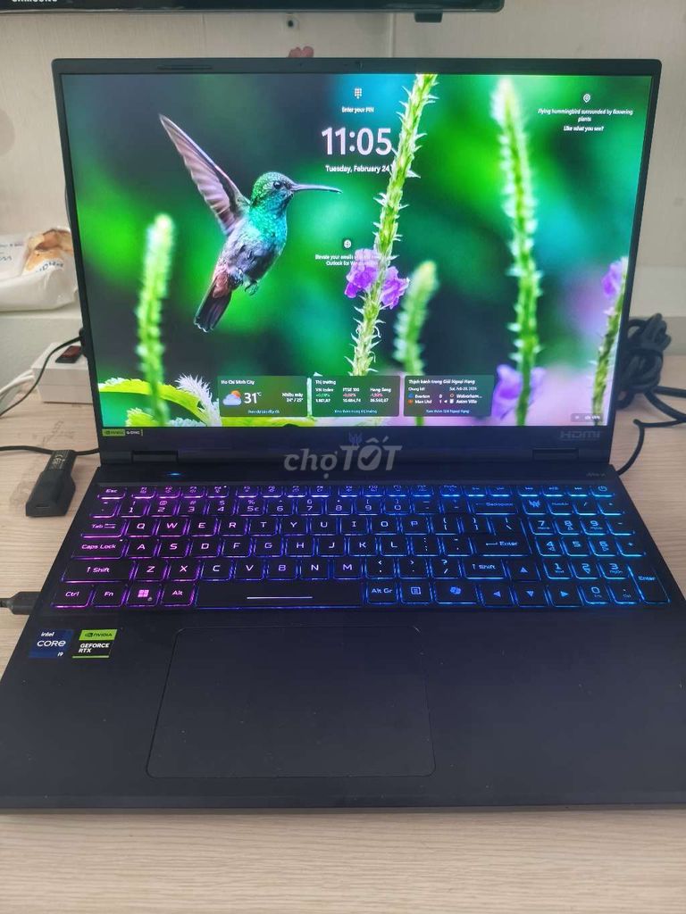 ACER PREDATOR HELIOS NEO 16 CORE I9 RTX 4060. Mua bán Laptop tại Quận 8 Tp Hồ Chí Minh được đăng bởi Hiếu Phạm hình 1