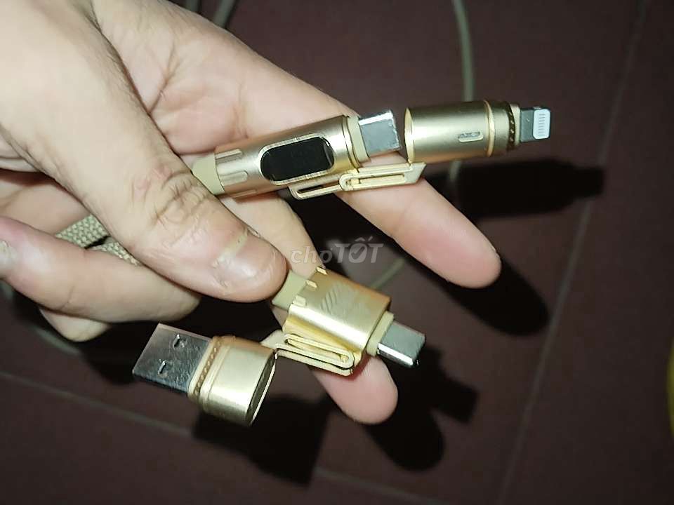 Cáp sạc đa năng Vàng Mới. Mua bán Phụ kiện (Màn hình, Chuột...) tại Thành phố Vinh Nghệ An được đăng bởi khánh Trần hình 1